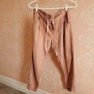 Linen Capri length pants